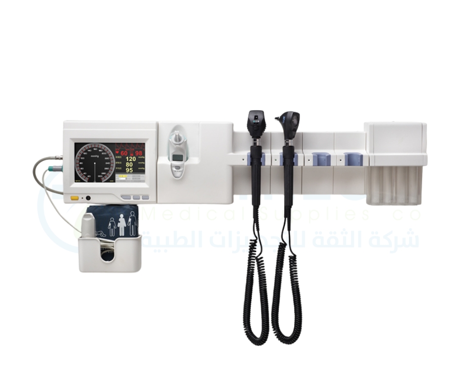 Integrated Diagnostic Ophthalmoscope Otoscope Wall System